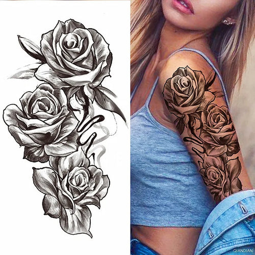 Bold Ink Temporary Tattoo Sleeve