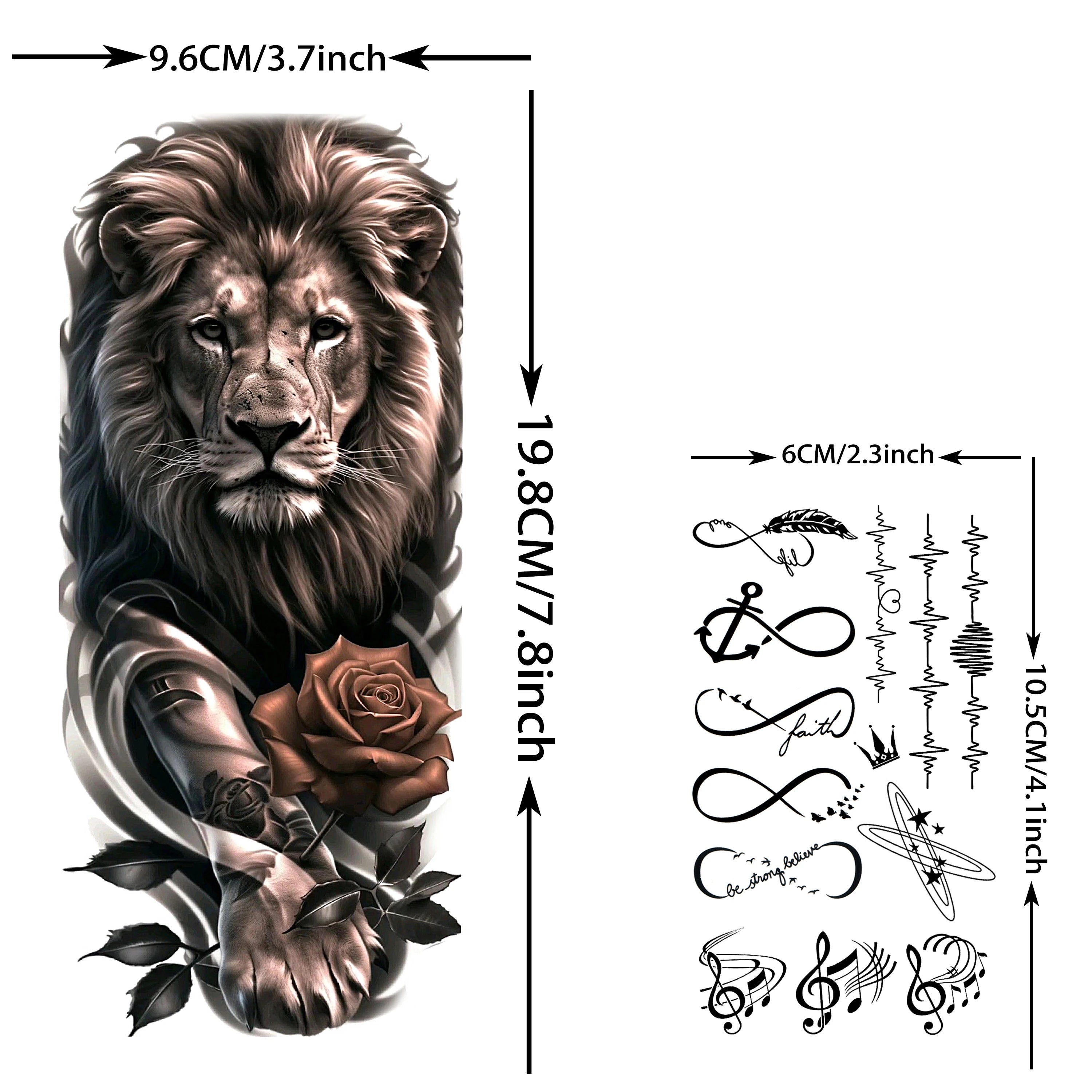Wild Ink Temporary Tattoo Set