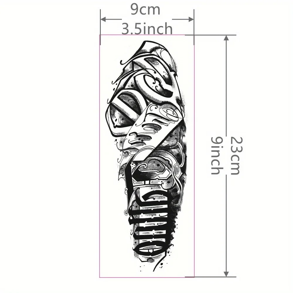 Bold Long-Lasting Arm Ink Stickers