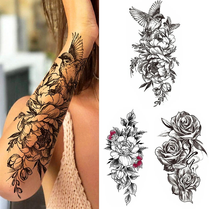 Bold Ink Temporary Tattoo Sleeve