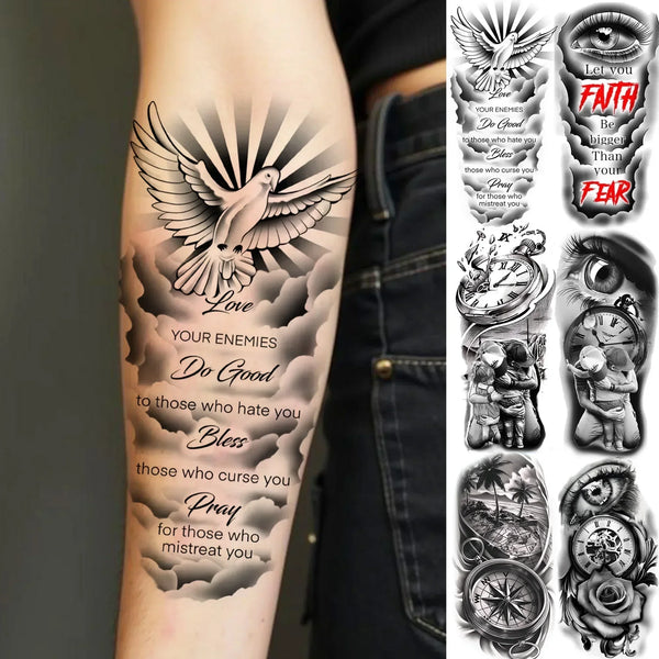 Faith Ink Realistic Temporary Tattoos