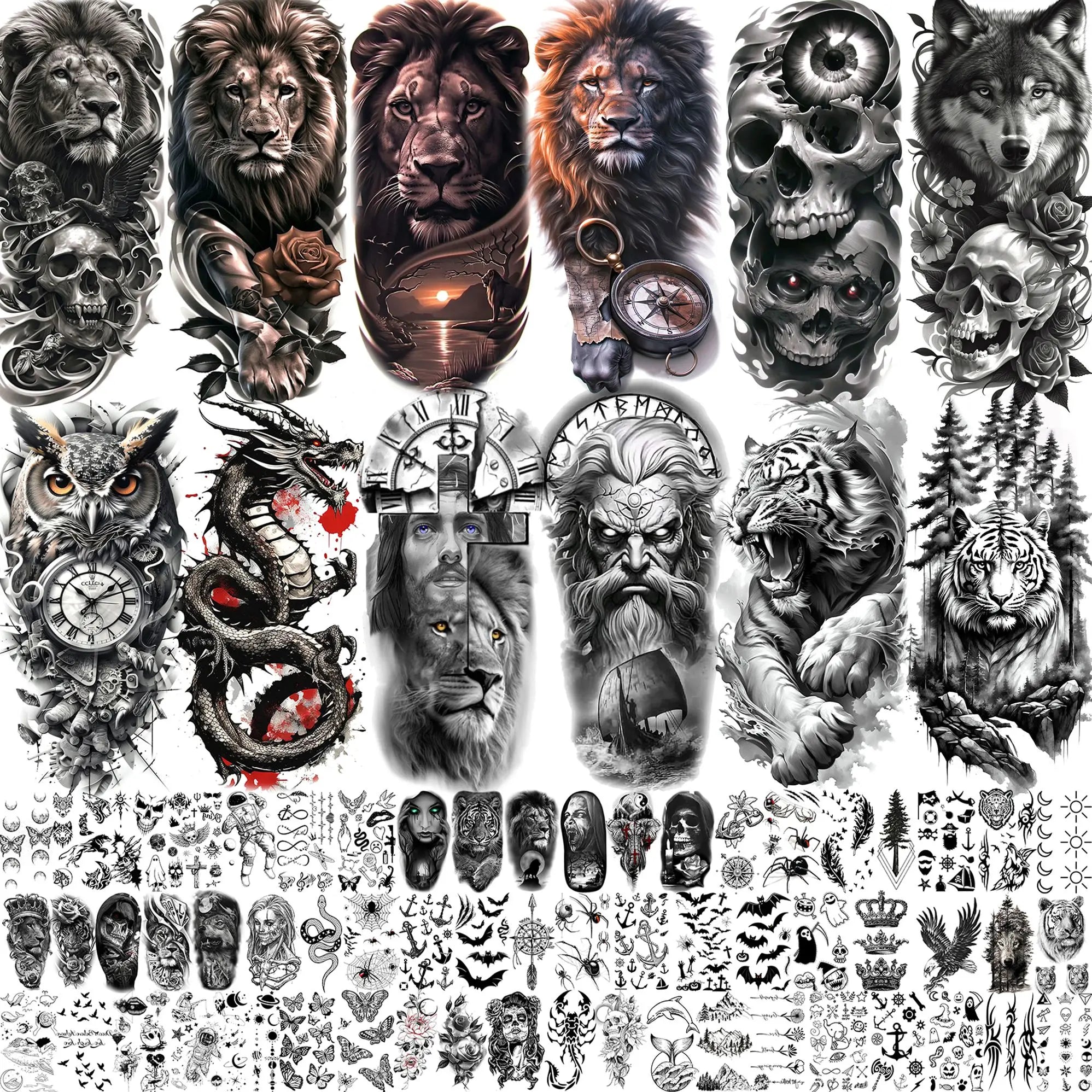 Wild Ink Temporary Tattoo Set