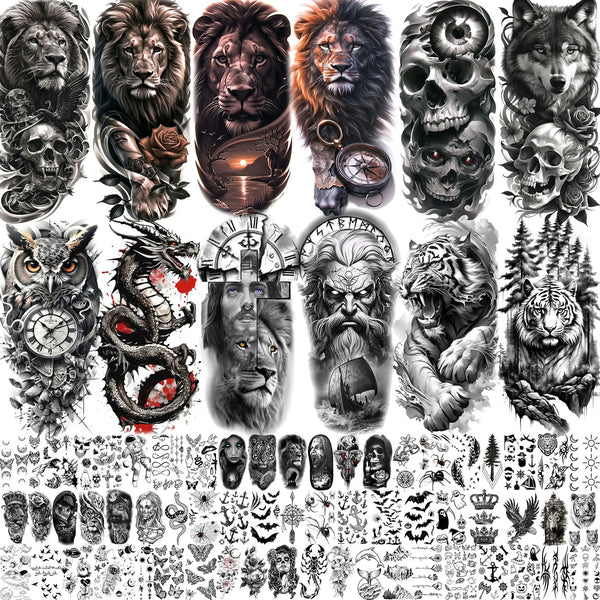 Wild Ink Temporary Tattoo Set