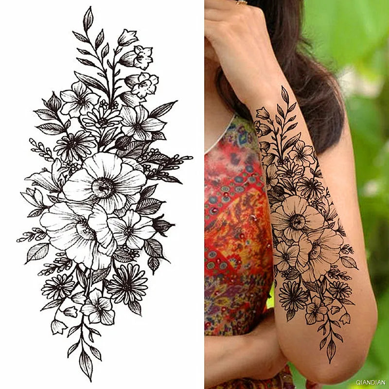 Bold Ink Temporary Tattoo Sleeve